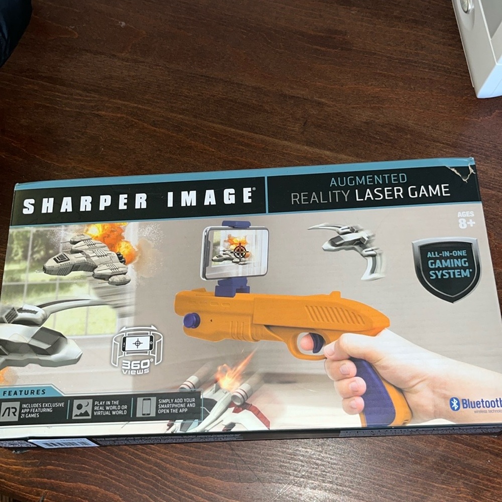 Sharper Image Augmented Reality Laser Game NWOT